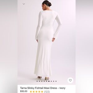 selling this Meshki size medium white dress NWT